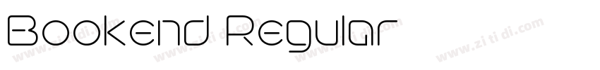 Bookend Regular字体转换 Bookend Regular字体转换